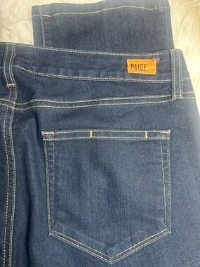 PAIGE Jeans Women's Size 32 / 14 PEG Straight High Rise Jeans Bardot Wash